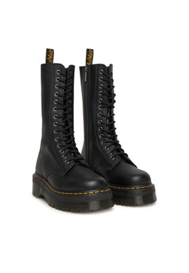 Dr. Martens Glany 1B99 Quad DM31426001 Czarny. Kolor: czarny. Materiał: skóra