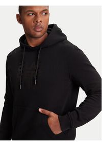 Karl Lagerfeld - KARL LAGERFELD Bluza 705039 553910 Czarny Regular Fit. Typ kołnierza: dekolt w karo. Kolor: czarny. Materiał: bawełna #4