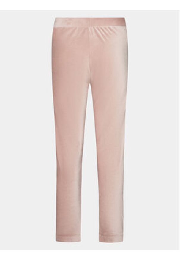 Hunkemöller Spodnie piżamowe 203215 Różowy Comfortable Fit. Kolor: różowy. Materiał: syntetyk