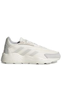 Adidas - Buty adidas Crazychaos 2.0 GZ0983 - biało-szare. Okazja: na co dzień. Zapięcie: sznurówki. Kolor: biały, wielokolorowy, szary. Materiał: guma, zamsz, materiał, skóra. Szerokość cholewki: normalna. Model: Adidas Cloudfoam. Sport: turystyka piesza