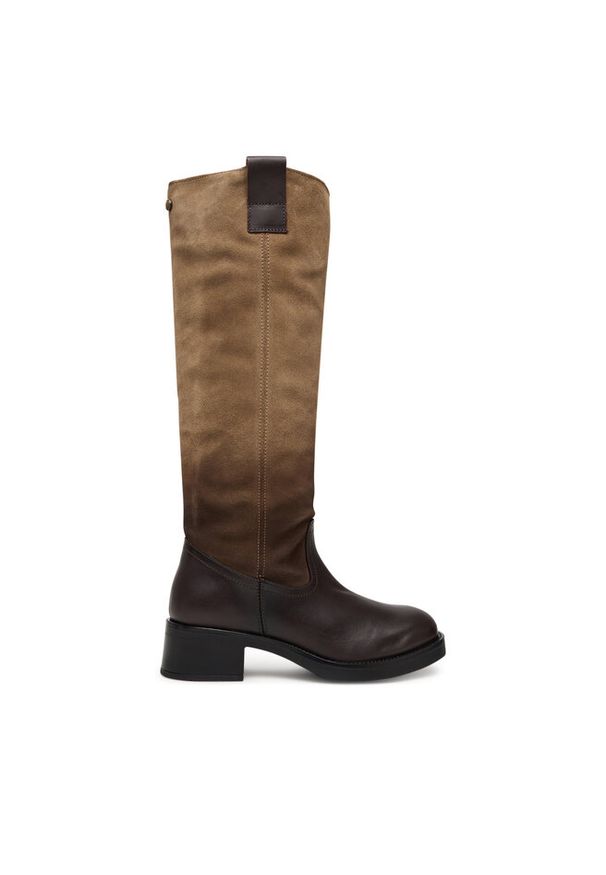 Kozaki Steve Madden. Kolor: brązowy