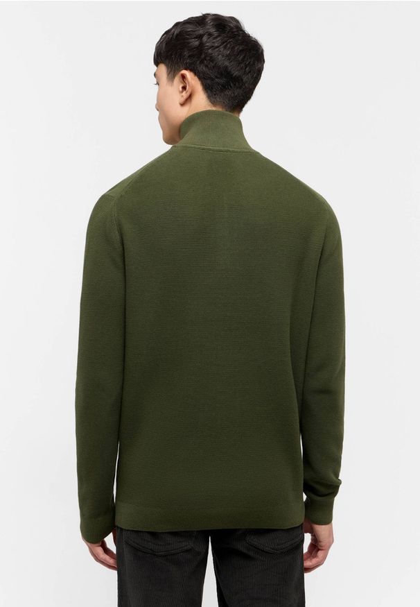 Mustang Style: Everett Rifle Green 1015474 6514 MĘSKI SWETER