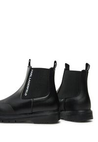 Karl Lagerfeld Kids Sztyblety Z30365 M Czarny. Kolor: czarny. Materiał: skóra #3
