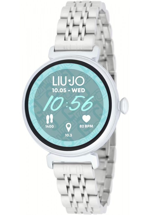 Liujo - Smartwatch damski LIU JO SWLJ156 srebrny bransoleta. Rodzaj zegarka: smartwatch. Kolor: srebrny