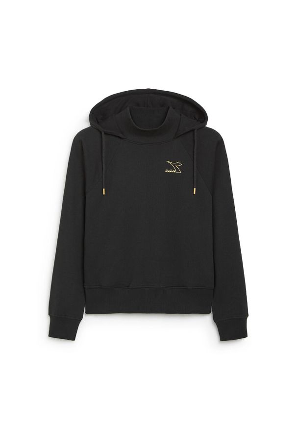 Diadora - Bluza damska DIADORA L. HOODIE FLOUNCE XS. Kolor: czarny