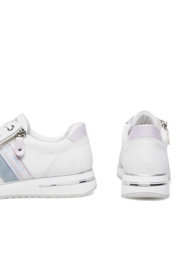 Remonte Sneakersy D1G02-80 Biały. Kolor: biały. Materiał: materiał