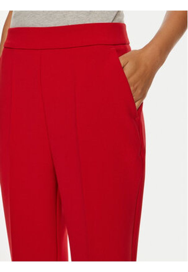 Pinko Spodnie materiałowe Parano 102861 A20Q Czerwony Regular Fit. Kolor: czerwony. Materiał: syntetyk