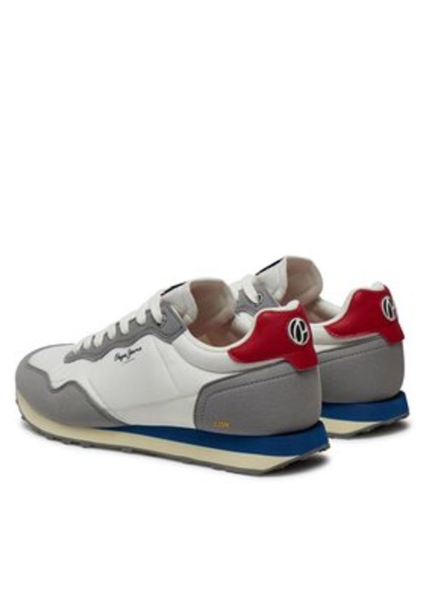 Pepe Jeans Sneakersy Natch Basic M PMS40010 Biały. Kolor: biały. Materiał: materiał