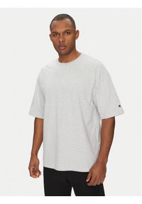 Champion T-Shirt 220714 Szary Standard Fit. Kolor: szary. Materiał: bawełna