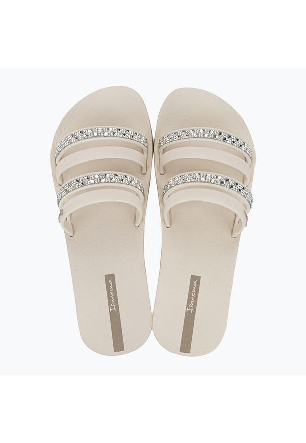 Klapki damskie Ipanema Chic Slide. Kolor: beżowy
