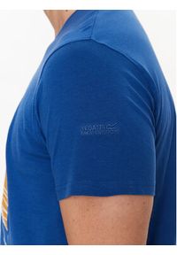 Regatta T-Shirt Cline VII RMT263 Niebieski Regular Fit. Kolor: niebieski. Materiał: bawełna