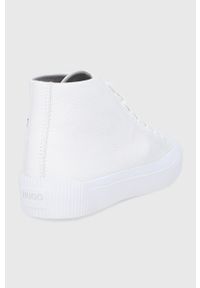 Hugo Trampki męskie kolor biały. Nosek buta: okrągły. Zapięcie: sznurówki. Kolor: biały. Materiał: guma #5