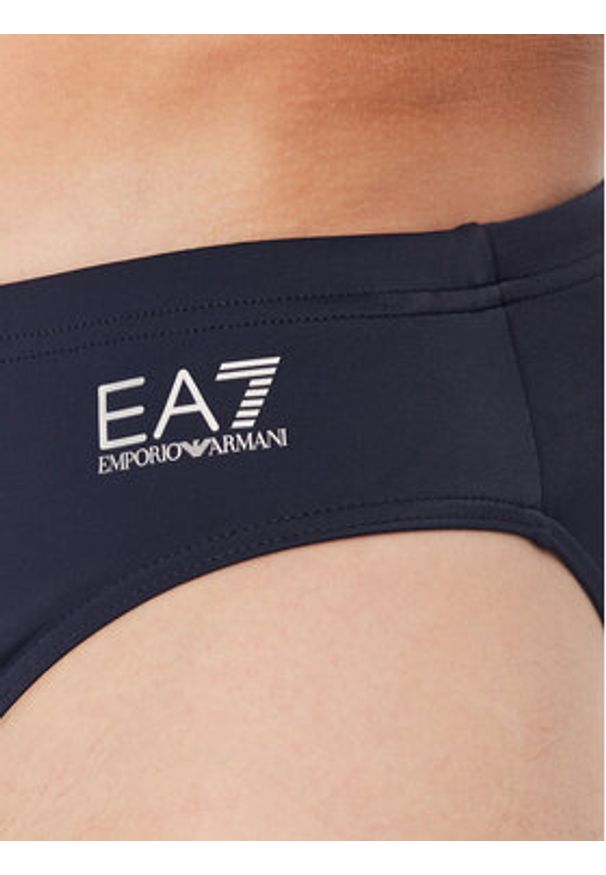 EA7 Emporio Armani Kąpielówki 7M000501 AF14514 MB010 Granatowy. Kolor: niebieski. Materiał: syntetyk