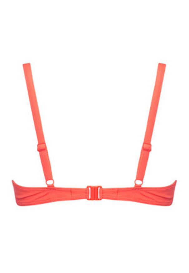 Chantelle Góra od bikini Icon C16VM0 Koralowy. Kolor: pomarańczowy. Materiał: syntetyk