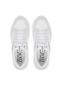 Versace Jeans Couture Sneakersy 79YA3SC2 ZPB30 003 Biały. Kolor: biały. Materiał: skóra