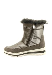 Śniegowce membrana Caprice 26425-27 345 Taupe Comb beżowy. Kolor: beżowy. Materiał: futro, materiał, syntetyk. Sezon: zima #4