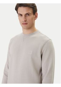 BOSS Bluza Westart 50509323 Beżowy Relaxed Fit. Kolor: beżowy. Materiał: bawełna #5