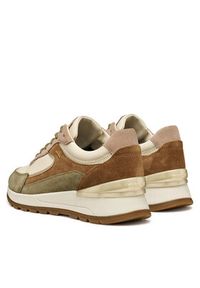 Geox Sneakersy D Desya B Abx D563LB 000BC C1SB3 Beżowy. Kolor: beżowy. Materiał: zamsz, skóra
