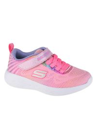 skechers - Buty sportowe dziewczęce, Go Run 600-Shimmer Speed. Okazja: na co dzień. Kolor: różowy. Sport: bieganie