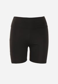 Born2be - Czarne Szorty Sportowe o Fasonie Kolarek Dill. Okazja: na co dzień. Kolor: czarny. Wzór: gładki. Styl: sportowy #6