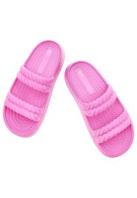 Różowe Klapki S.Barski Modne Obuwie Damskie. Okazja: na co dzień. Kolor: różowy. Sezon: lato. Styl: casual, wakacyjny, elegancki #3