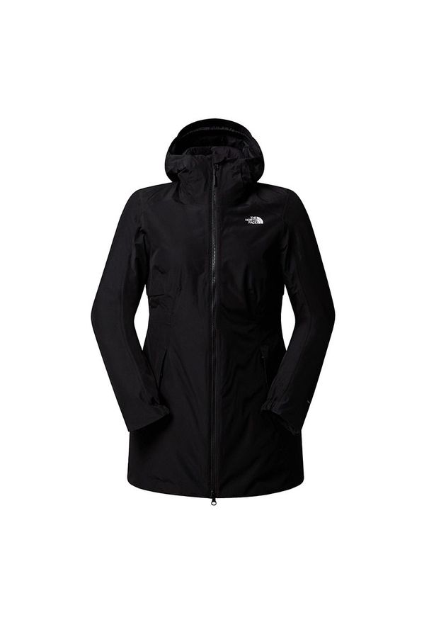 Kurtka damska The North Face Hikesteller Inulated Parka 0A8DYWKX71 - czarna. Kolor: czarny. Materiał: syntetyk, poliester. Styl: elegancki. Sport: turystyka piesza