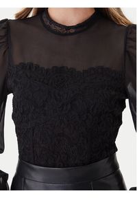 Morgan Body 251-TWIST Czarny Slim Fit. Kolor: czarny. Materiał: wiskoza