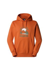Bluza The North Face Outdoor Graphic. Kolor: pomarańczowy. Sport: outdoor