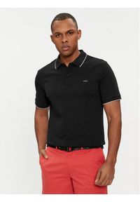 Calvin Klein Polo K10K112751 Czarny Regular Fit. Typ kołnierza: polo. Kolor: czarny. Materiał: bawełna