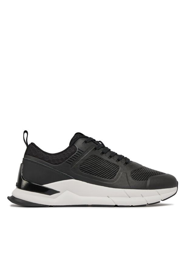 Calvin Klein Sneakersy Low Top Lace Up Tech HM0HM01283 Czarny. Kolor: czarny