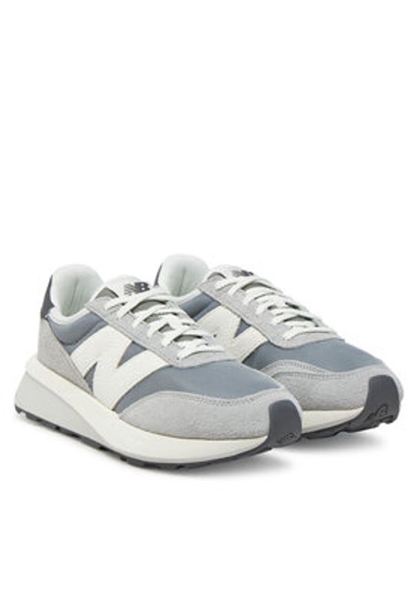 New Balance Sneakersy U370AH Szary. Kolor: szary. Materiał: skóra, zamsz
