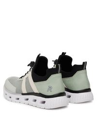 Rieker Sneakersy M6061-52 Zielony. Kolor: zielony. Materiał: materiał #3