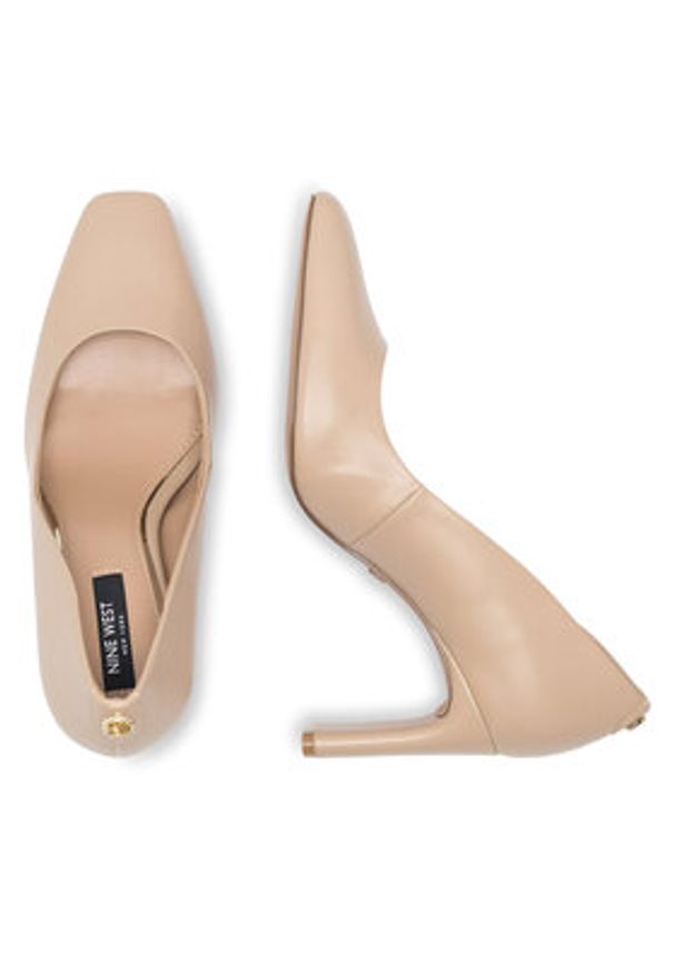 Nine West Czółenka 905901 Beżowy. Kolor: beżowy. Materiał: syntetyk