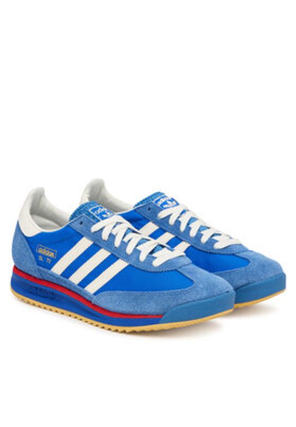 Adidas - adidas Sneakersy SL 72 RS IG2132 Niebieski. Kolor: niebieski. Materiał: zamsz, skóra