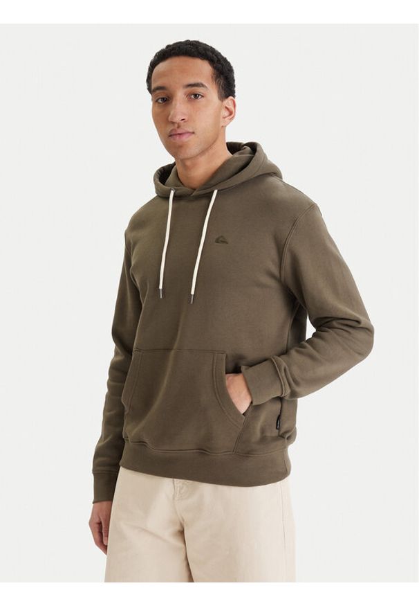 Quiksilver Bluza Salt Water EQYFT05159 Zielony Regular Fit. Kolor: zielony. Materiał: bawełna