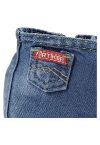 Artiker - Botki ARTIKER 44C0265 Jeans. Materiał: jeans. Szerokość cholewki: normalna. Wzór: aplikacja, gładki. Obcas: na obcasie. Wysokość obcasa: niski #5