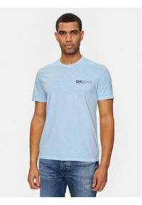United Colors of Benetton - United Colors Of Benetton T-Shirt 3F98U1092 Niebieski Regular Fit. Kolor: niebieski. Materiał: bawełna