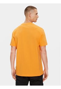 Napapijri T-Shirt NP0A4H8S Żółty Regular Fit. Kolor: żółty. Materiał: bawełna #3