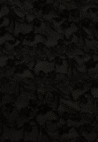 Born2be - Czarna Asymetryczna Sukienka z Falbaną Nawedina. Kolor: czarny. Materiał: poliester. Typ sukienki: asymetryczne #6