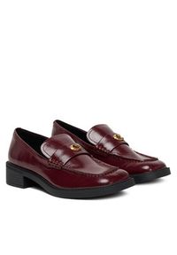 Coach Loafersy CCH83 Bordowy. Kolor: czerwony. Materiał: skóra