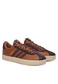 Adidas - adidas Sneakersy Vl Court 3.0 Shoes KI2116 Brązowy. Kolor: brązowy. Materiał: skóra #4