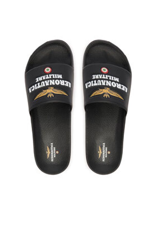 Aeronautica Militare Klapki 261SC0242UCT03337 Czarny. Kolor: czarny. Materiał: syntetyk