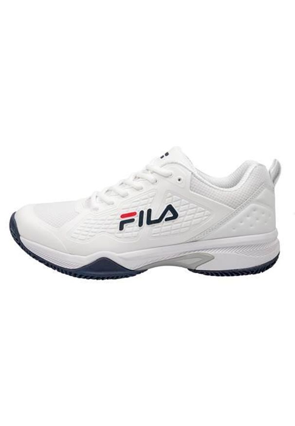 Buty treningowe męskie Fila Sabbia Lite 2. Zapięcie: sznurówki. Kolor: biały. Materiał: syntetyk, tkanina, materiał. Szerokość cholewki: normalna