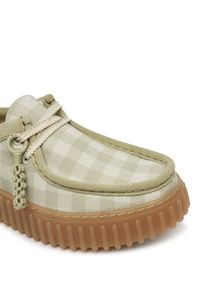 Clarks Półbuty Torhill Bee 26186299 Zielony. Kolor: zielony. Materiał: materiał #7