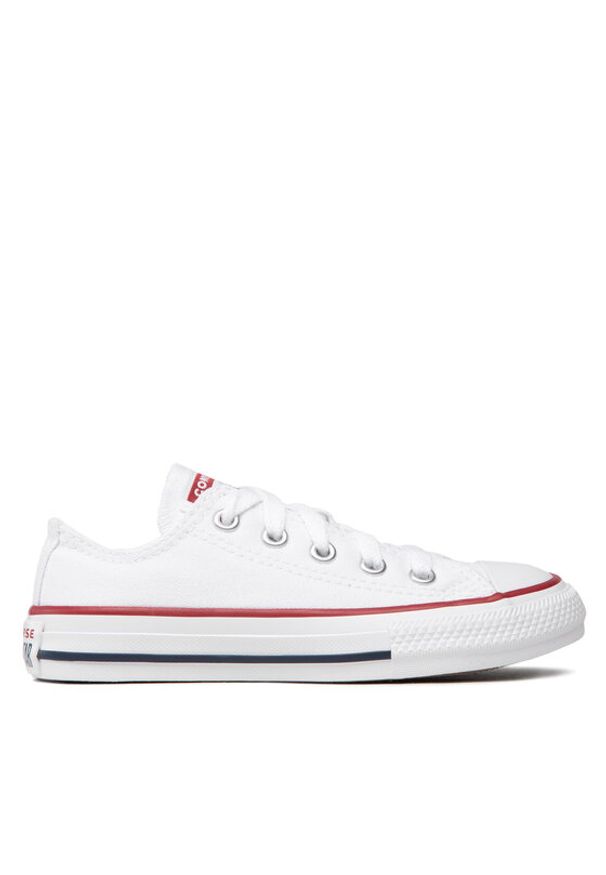 Converse Trampki Chuck Taylor All Star Ox 3J256 Biały. Kolor: biały. Materiał: materiał