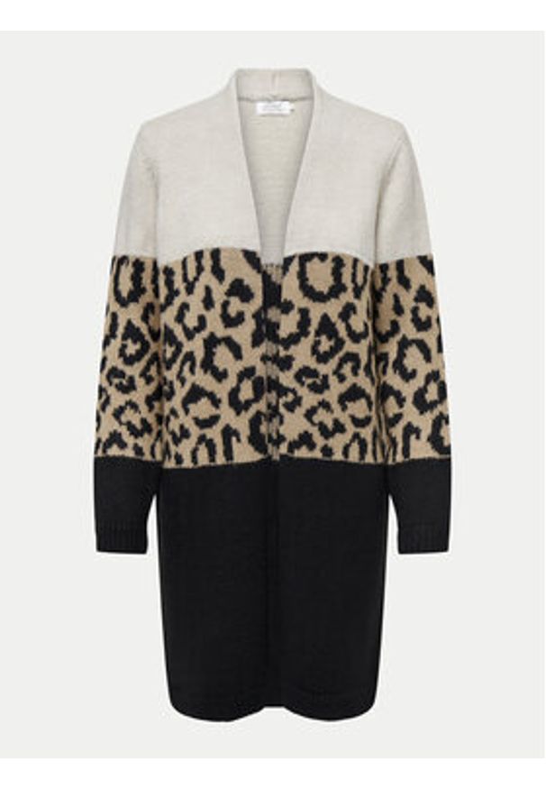 only - ONLY Kardigan Jade 15294968 Beżowy Regular Fit. Kolor: beżowy. Materiał: syntetyk