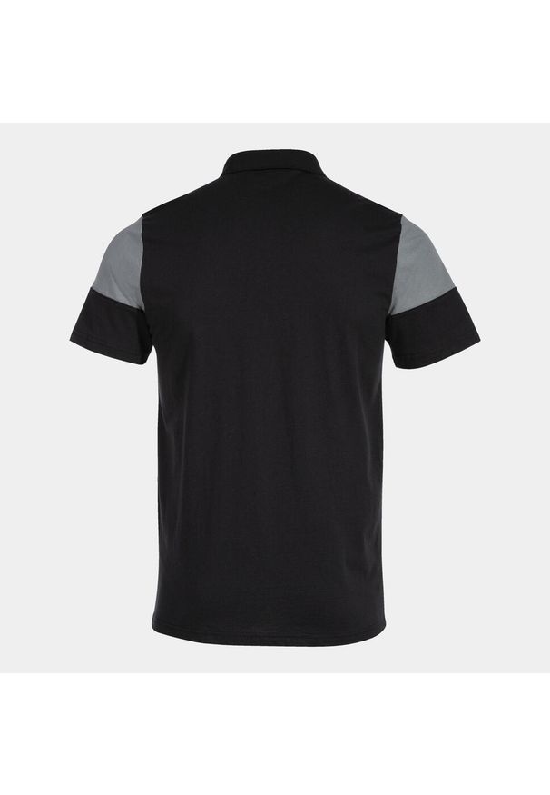 Polo Joma Crew V. Typ kołnierza: polo. Kolor: wielokolorowy, szary, czarny. Materiał: materiał. Wzór: kolorowy. Sport: piłka nożna