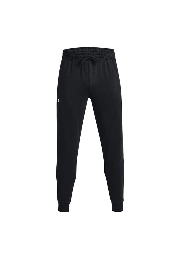 Under Armour - Spodnie Do Joggingu Męskie Polar Rival. Kolor: czarny. Materiał: polar. Sport: bieganie