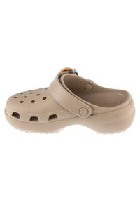 Crocs Klapki Classic Platform Buckle Clog 213230 Beżowy. Kolor: beżowy. Obcas: na platformie #2
