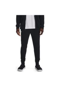 Under Armour - Spodnie dresowe męskie UNDER ARMOUR Rival Terry joggery. Kolor: czarny. Materiał: dresówka. Sport: fitness #1